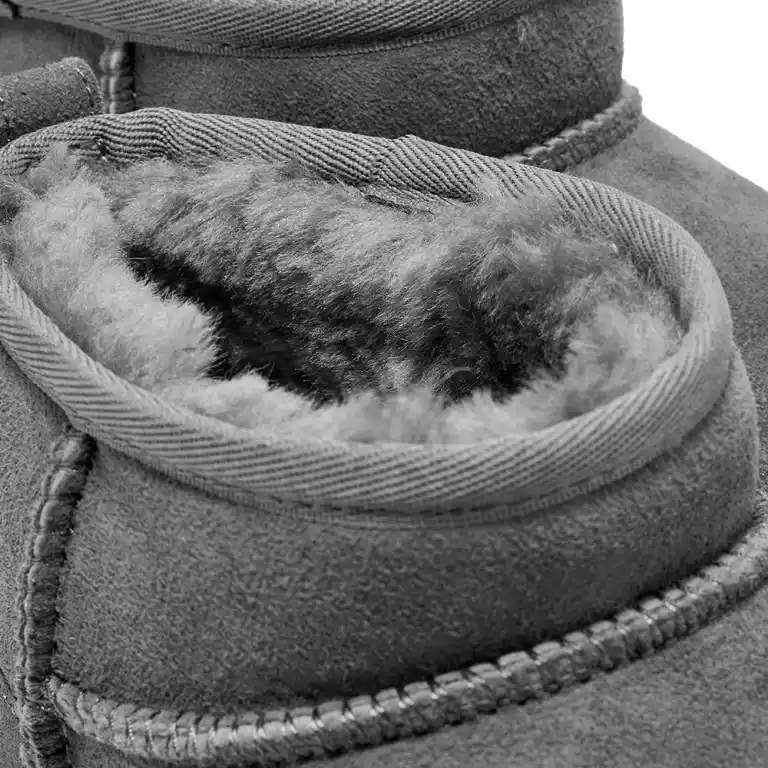 Жіночі UGG Ультра Міні Сірі Замшеві Classic Ultra Mini Grey Suede — фото 6