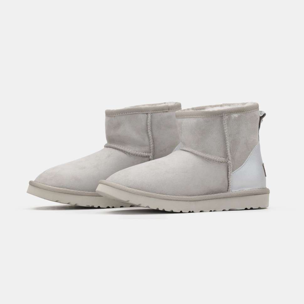 Жіночі UGG Міні Замш Беж-Молочні Mini Beige Suide Chromium — фото 2
