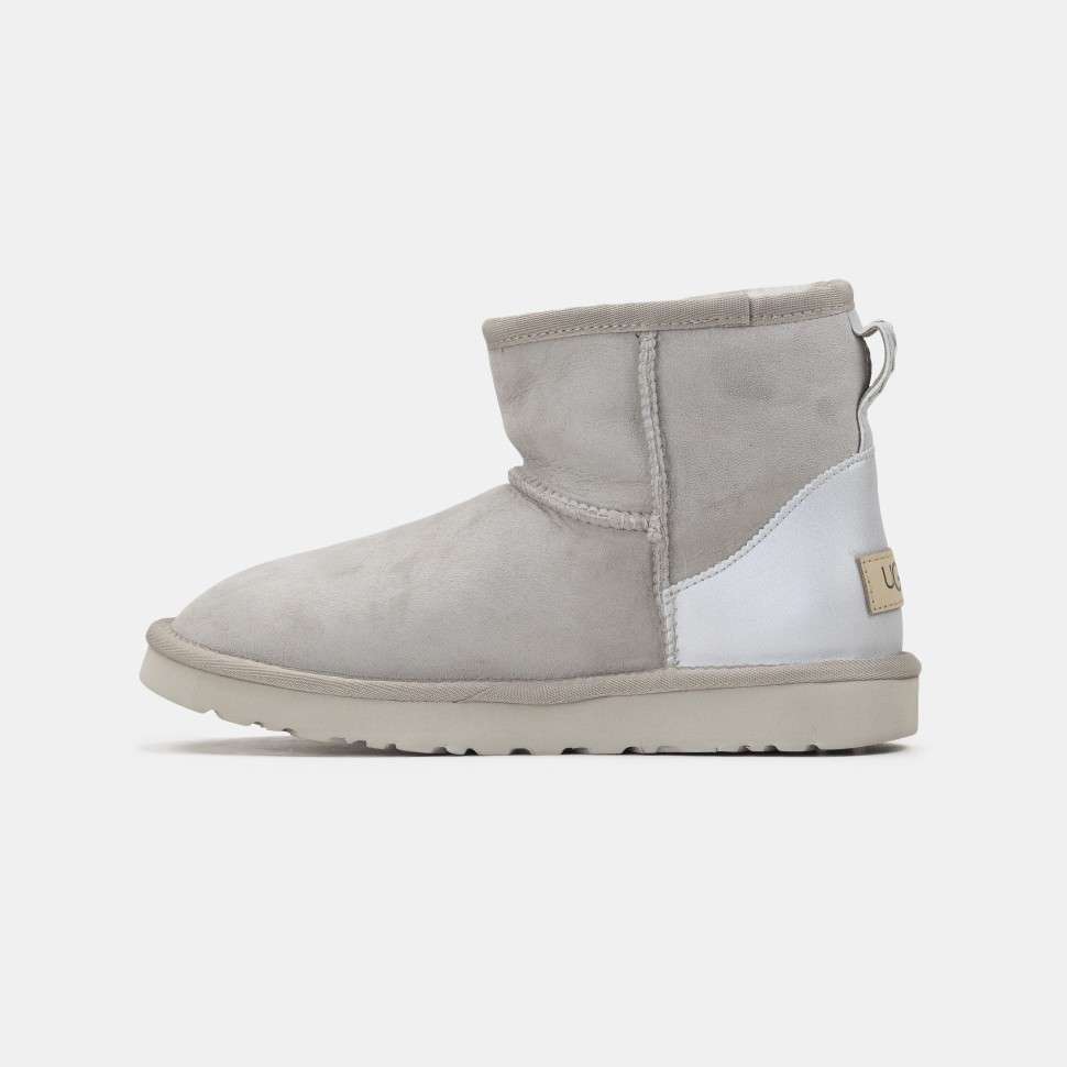 Жіночі UGG Міні Замш Беж-Молочні Mini Beige Suide Chromium — фото 3