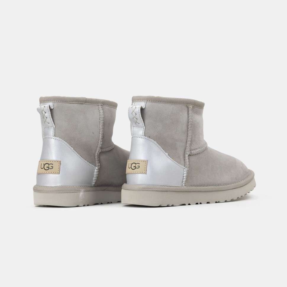 Жіночі UGG Міні Замш Беж-Молочні Mini Beige Suide Chromium — фото 4