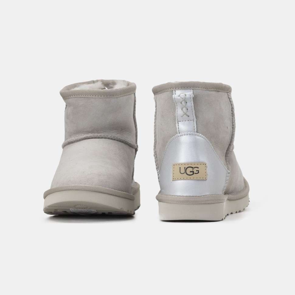 Жіночі UGG Міні Замш Беж-Молочні Mini Beige Suide Chromium — фото 6