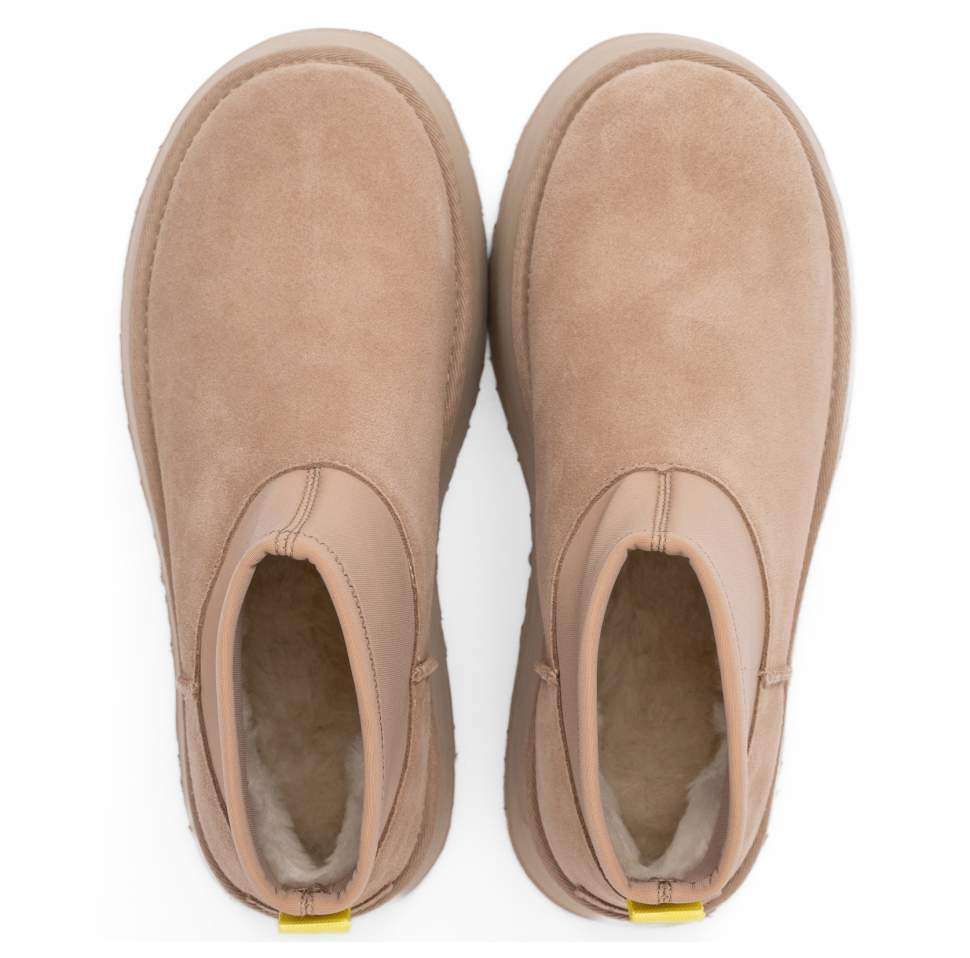 Жіночі UGG Платформа Міні Діппер Бежеві Platform Classic Mini Dipper Beige Sand — фото 3