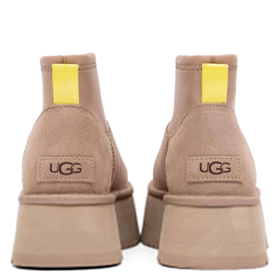 Жіночі UGG Платформа Міні Діппер Бежеві Platform Classic Mini Dipper Beige Sand — фото 4