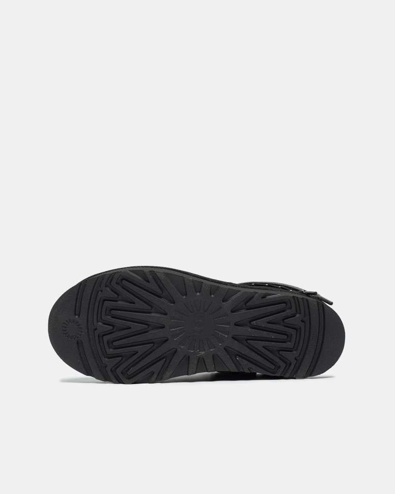Жіночі UGG Низькі Кросівки Зимові Замшеві Чорні Термо Lo Lowmel Black — фото 9