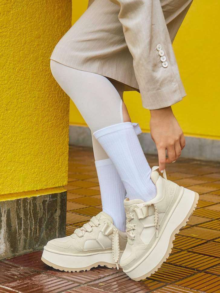 Жіночі UGG Астромел Кросівки Зимові Замшеві Світло Сірі Astromel Jasmine FUR Light Grey (Термо) — фото 7