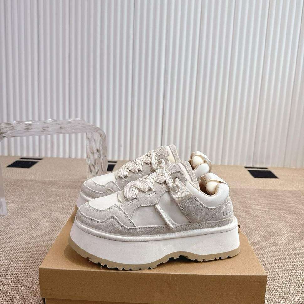 Жіночі UGG Астромел Кросівки Зимові Замшеві Світло Сірі Astromel Jasmine FUR Light Grey (Термо) — фото 8