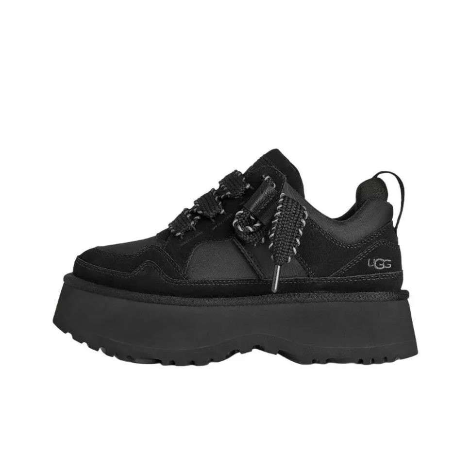 Жіночі UGG Астромел Кросівки Зимові Замшеві Чорні Термо Astromel Black FUR — фото 4