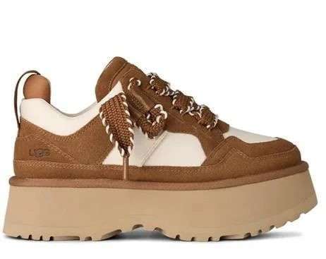 Жіночі UGG Астромел Кросівки Зимові Замшеві Помаранчові Термо Astromel Jasmine FUR Chestnut