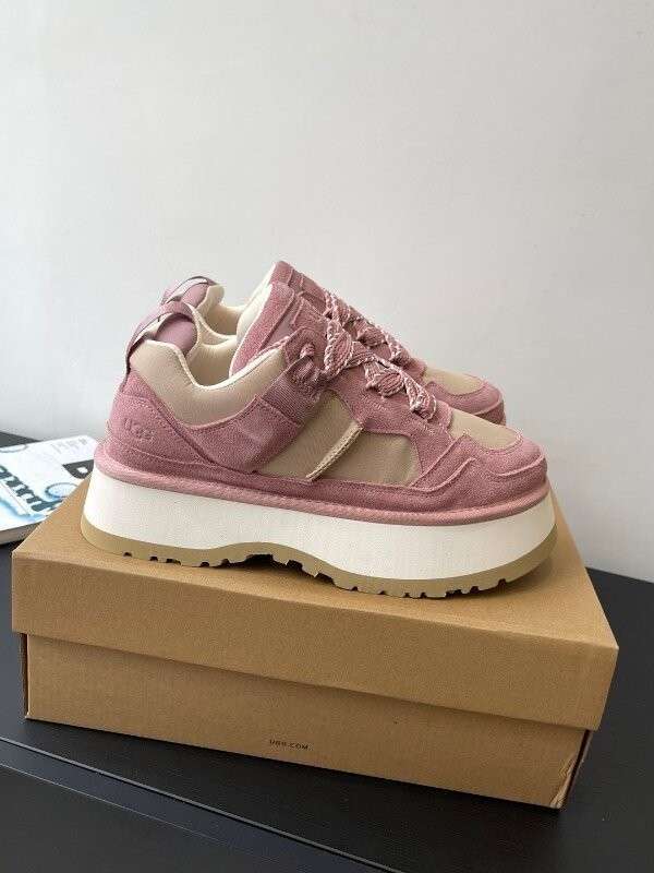 Жіночі UGG Астромел Кросівки Зимові Замшеві Рожеві Термо Astromel Pink FUR — фото 7