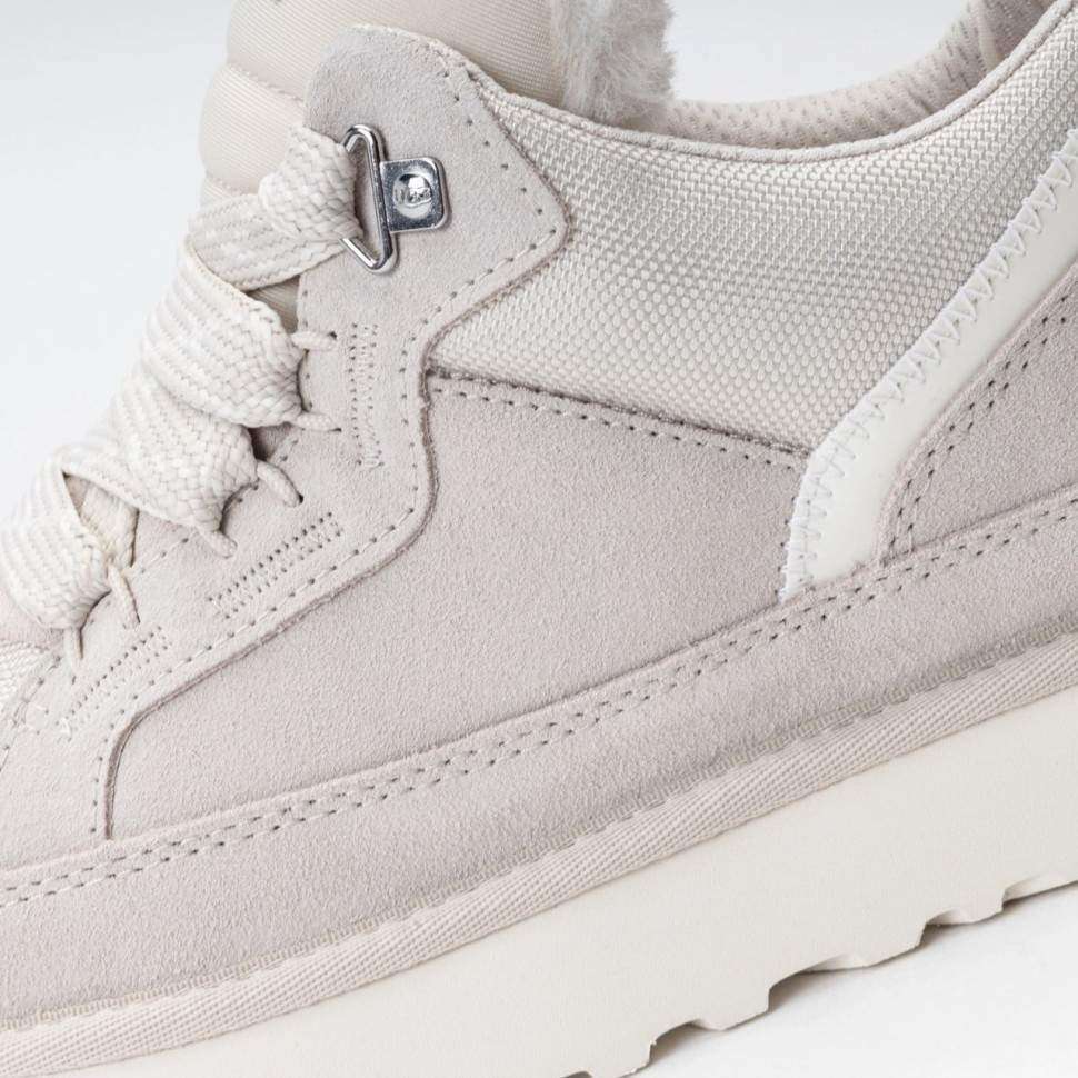 Жіночі UGG кросівки Зимові Замшеві Світло Сірі Lowmel Sneaker Ceramic — фото 7