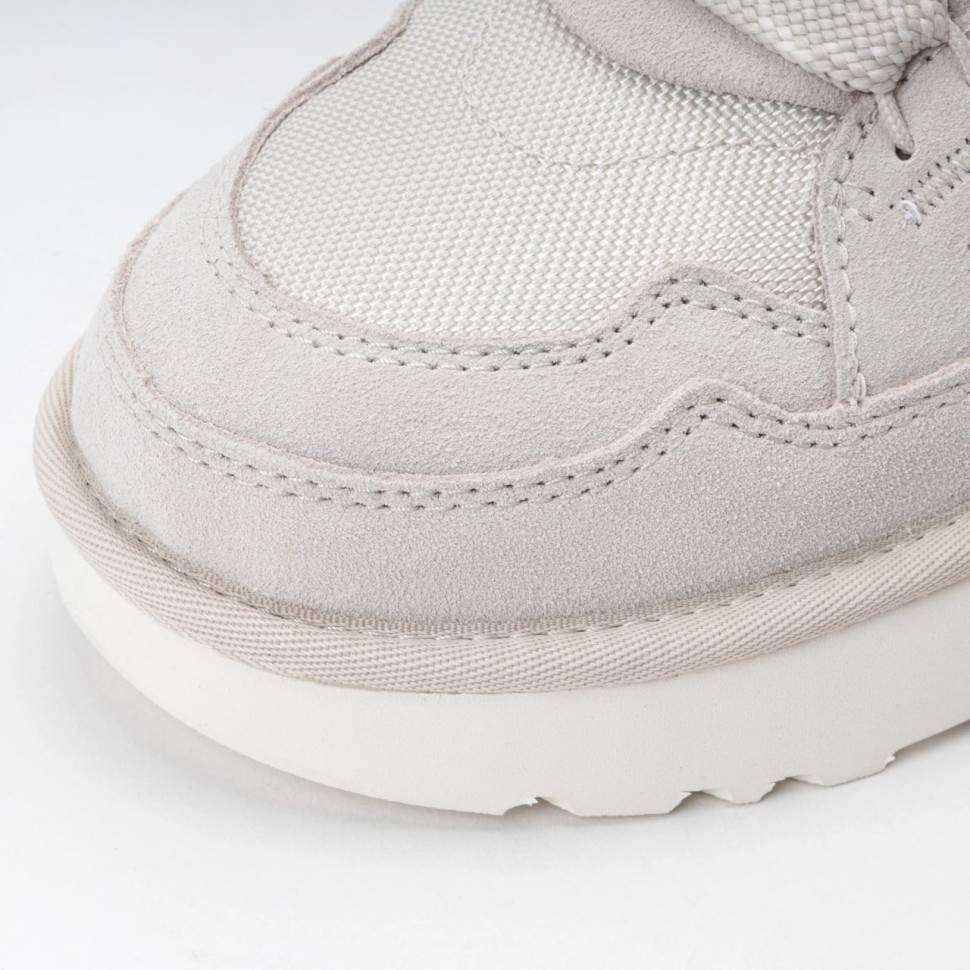 Жіночі UGG кросівки Зимові Замшеві Світло Сірі Lowmel Sneaker Ceramic — фото 8