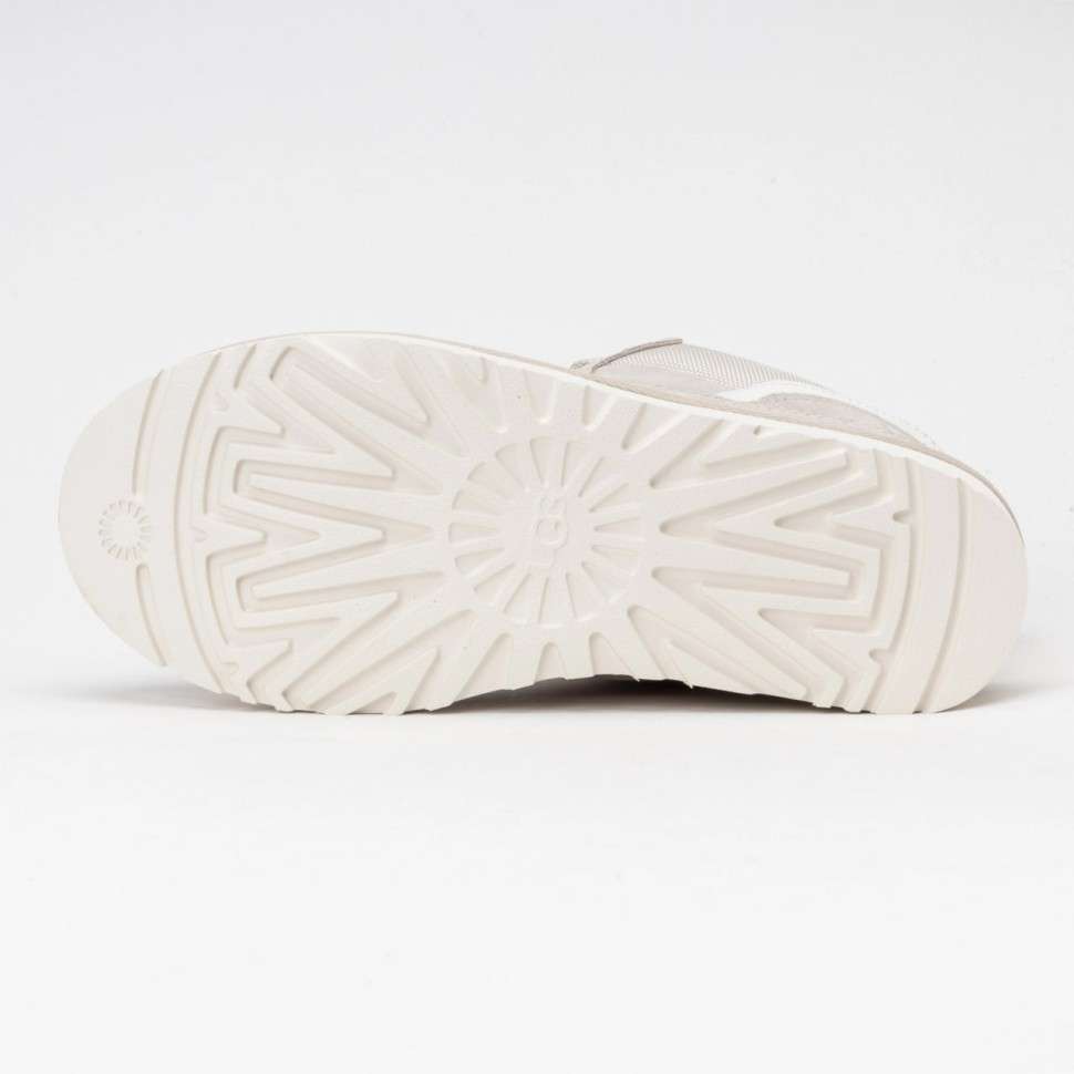 Жіночі UGG кросівки Зимові Замшеві Світло Сірі Lowmel Sneaker Ceramic — фото 9
