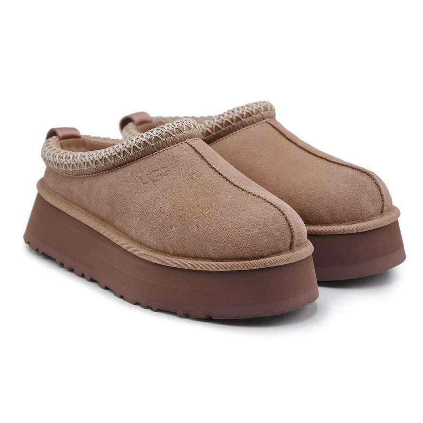 Жіночі UGG Тазз Сліппер Ультра Міні Платформа Коричневі Slipper Tasman Platform ROCKY OAK — фото 3