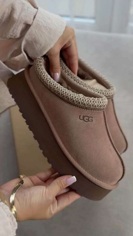 Жіночі UGG Тазз Сліппер Ультра Міні Платформа Коричневі Slipper Tasman Platform ROCKY OAK — фото 6