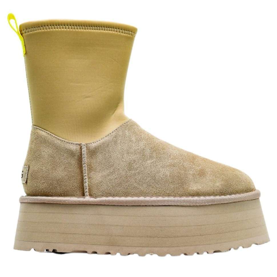 Жіночі UGG Платформа Діппер Бежеві Platform Classic Dipper Sand Boots