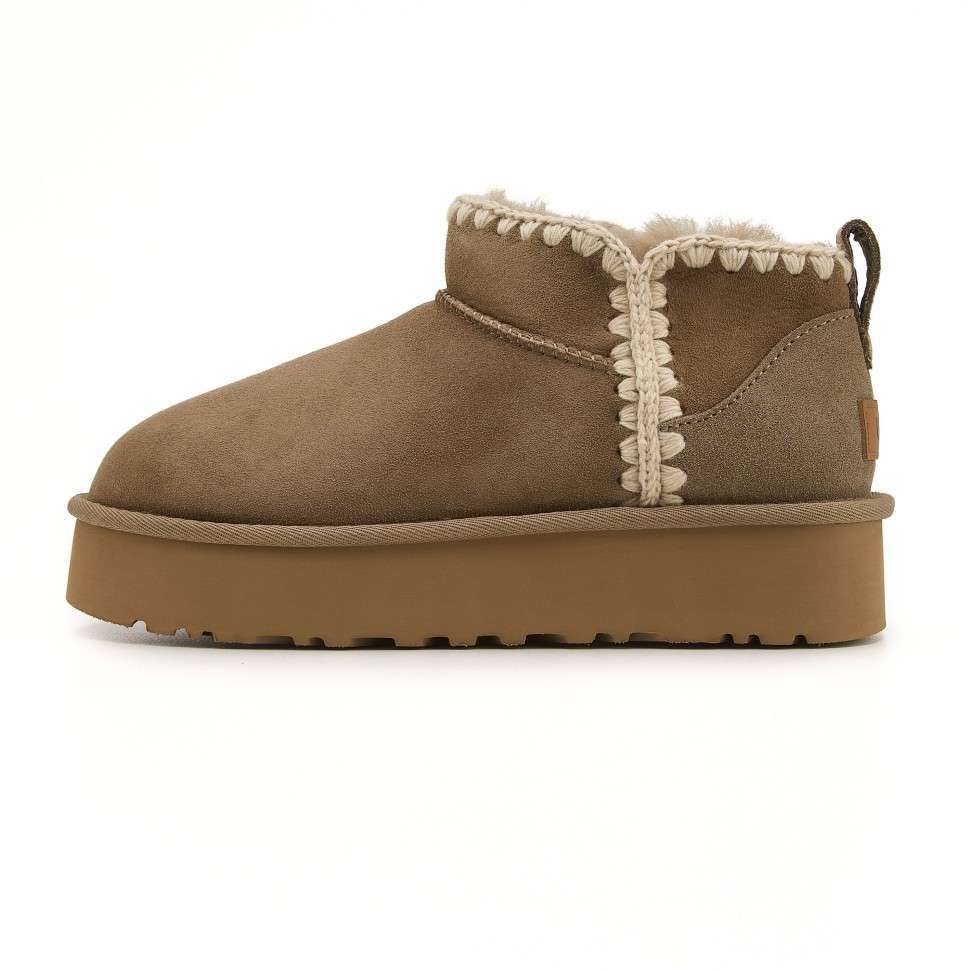 Жіночі UGG Сліппер Ультра Міні Платформа Світло Коричневі Хакі Eskimo Light Brown
