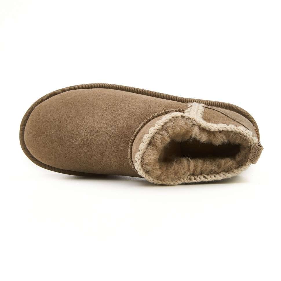 Жіночі UGG Сліппер Ультра Міні Платформа Світло Коричневі Хакі Eskimo Light Brown — фото 4