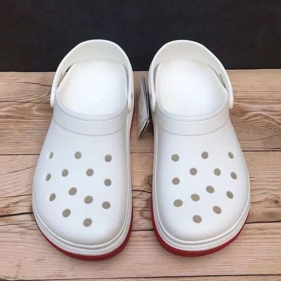 Crocs Crocband Platform Full Force Clog White — фото 14
