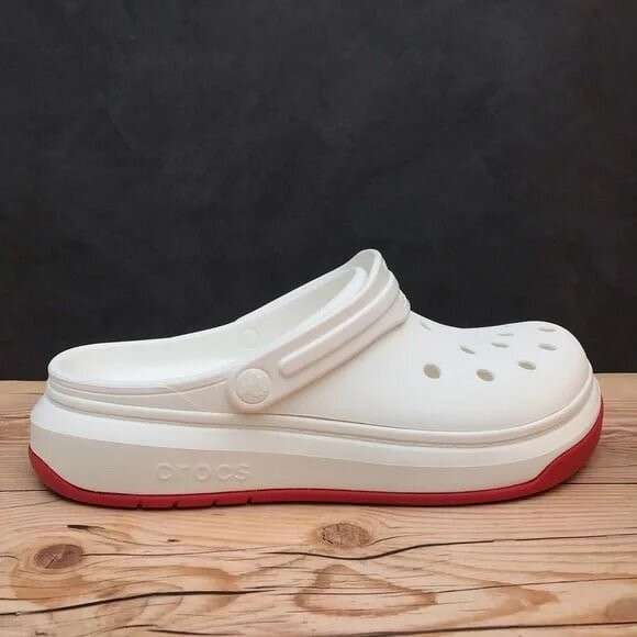 Crocs Crocband Platform Full Force Clog White — фото 15