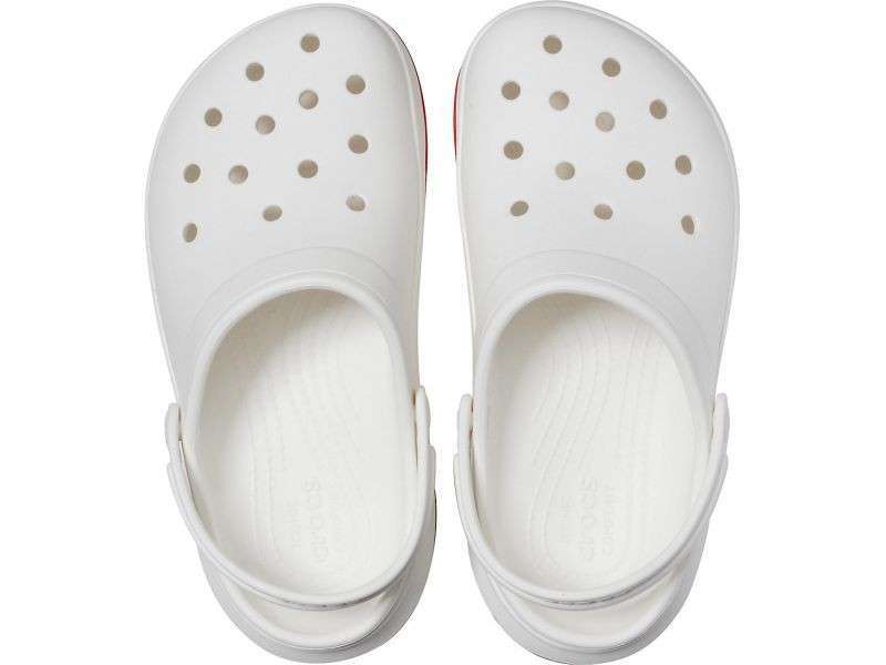 Crocs Crocband Platform Full Force Clog White — фото 5