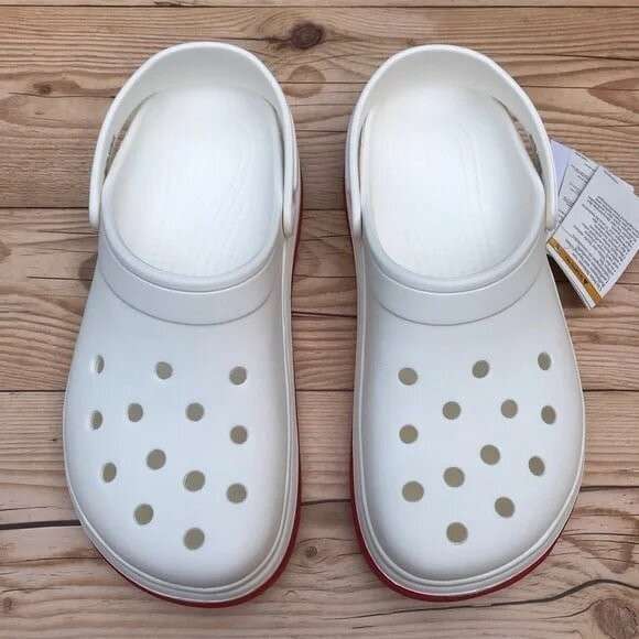 Crocs Crocband Platform Full Force Clog White — фото 8