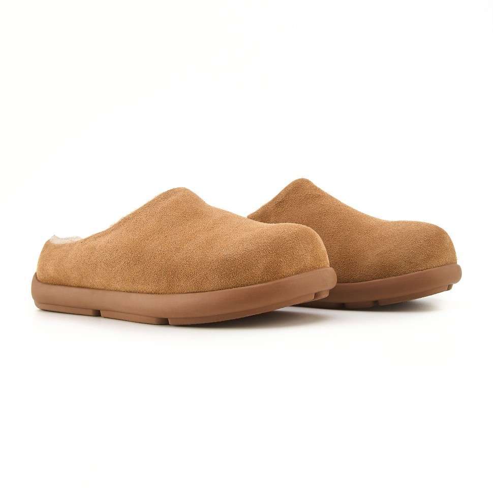 Жіночі UGG Шльопанці Помаранчеві Замшеві Slipper Chestnut — фото 5