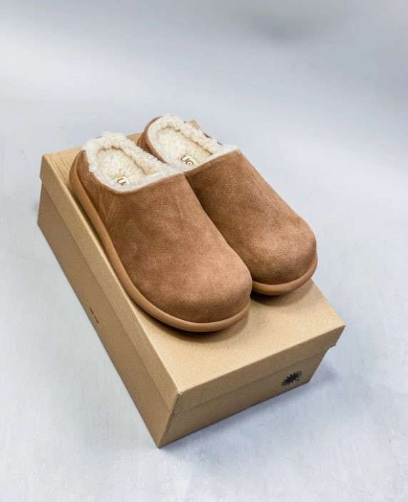 Жіночі UGG Шльопанці Помаранчеві Замшеві Slipper Chestnut — фото 7