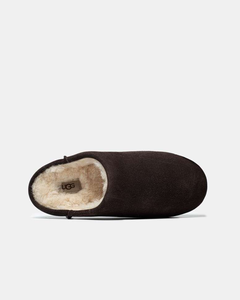 Жіночі UGG Шльопанці Чорні Замшеві Elea Slip-On Cocoa Brown Black — фото 4