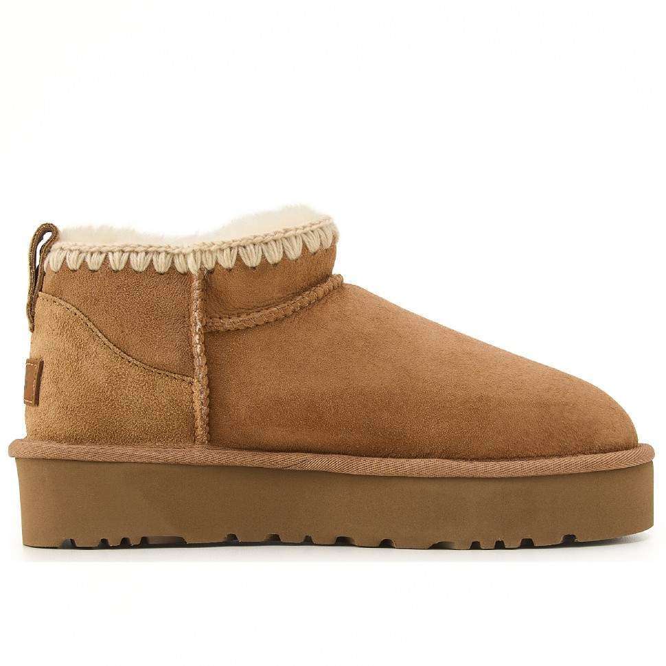 Жіночі UGG Сліппер Ультра Міні Платформа Коричневі Хакі Eskimo Chestnut
