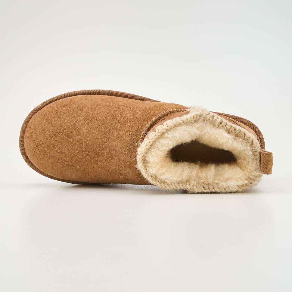 Жіночі UGG Сліппер Ультра Міні Платформа Коричневі Хакі Eskimo Chestnut — фото 3