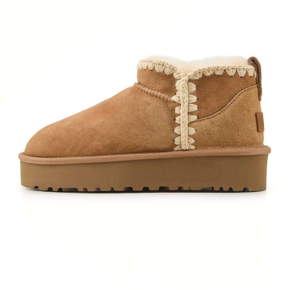 Жіночі UGG Сліппер Ультра Міні Платформа Коричневі Хакі Eskimo Chestnut — фото 6