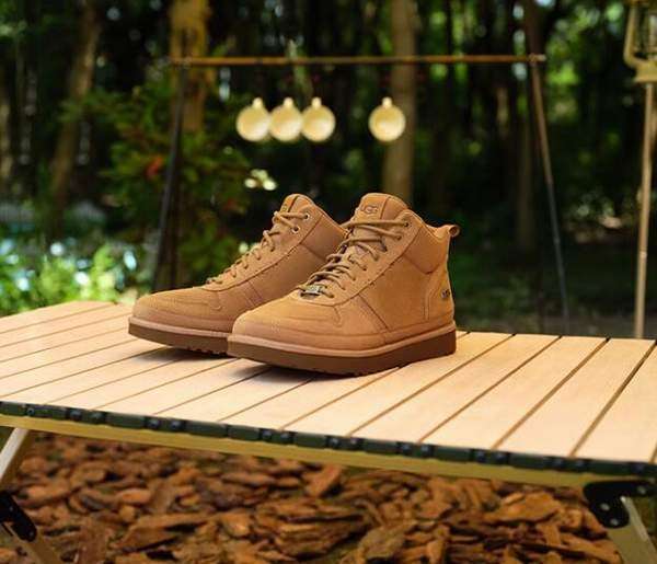 Чоловічі UGG Кросівки Зимові Замшеві Помаранчеві Highland Hi Heritage Chestnut — фото 11