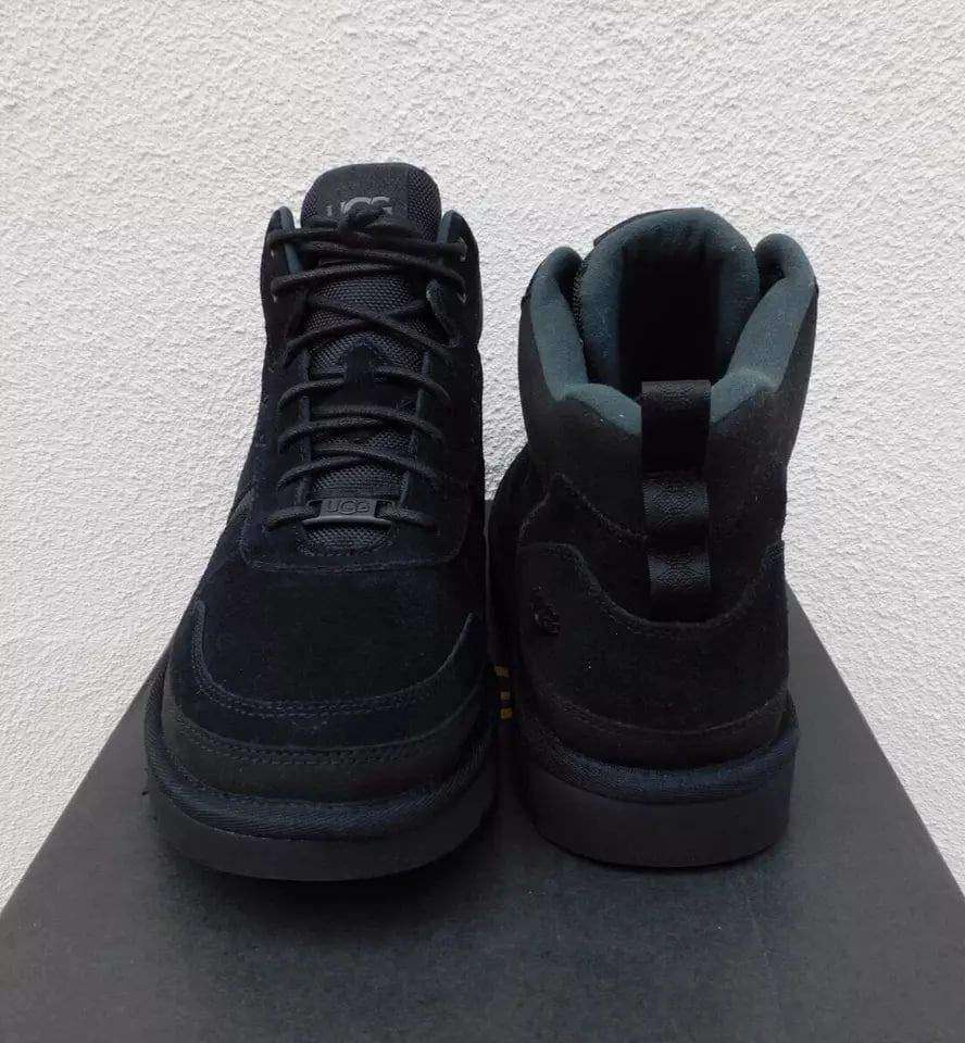 Чоловічі UGG Кросівки Зимові Замшеві Чорні Highland Hi Heritage Black — фото 6