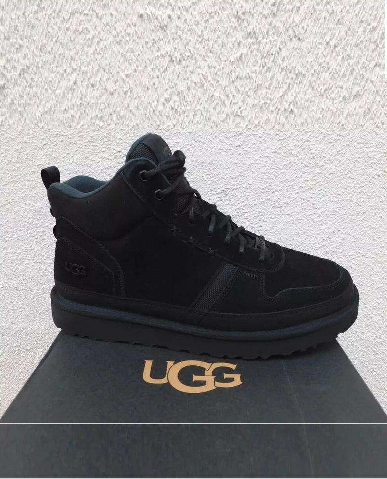 Чоловічі UGG Кросівки Зимові Замшеві Чорні Highland Hi Heritage Black — фото 9