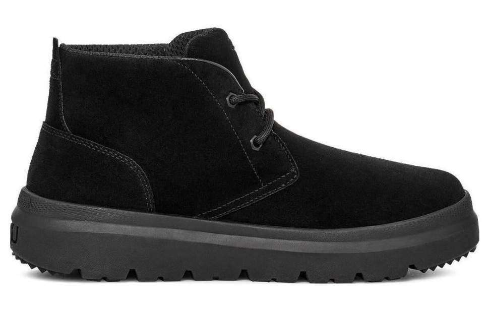 Чоловічі UGG Чоботи Зимові Замшеві Чорні M Burleigh Chukka Black — фото 3