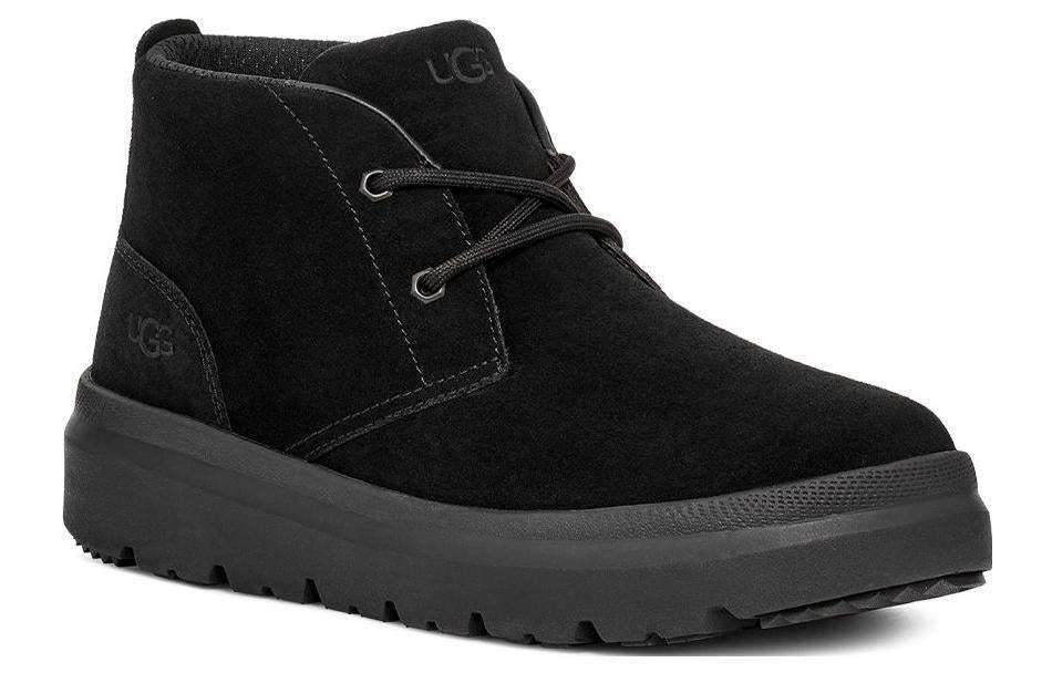 Чоловічі UGG Чоботи Зимові Замшеві Чорні M Burleigh Chukka Black — фото 4
