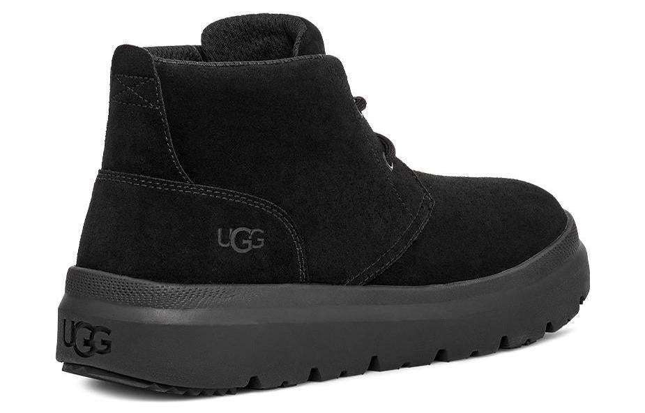 Чоловічі UGG Чоботи Зимові Замшеві Чорні M Burleigh Chukka Black — фото 6