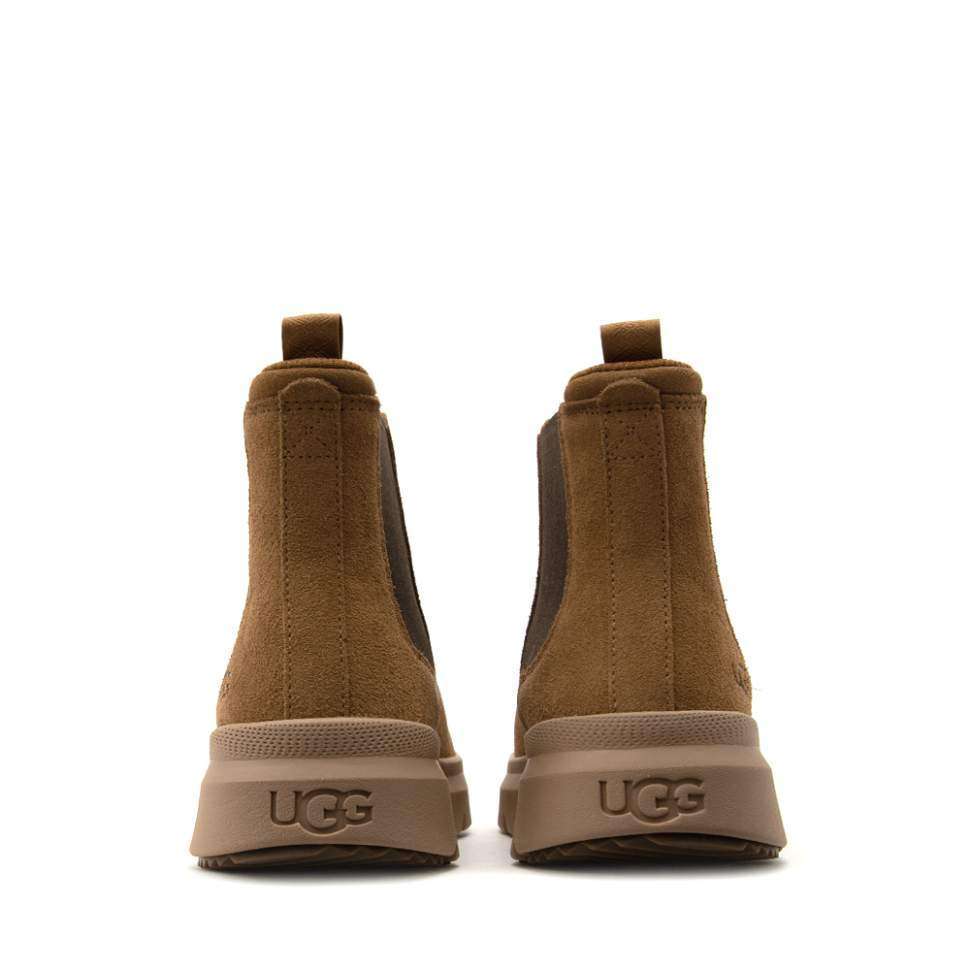 Чоловічі UGG Чоботи Зимові Замшеві Челсі Коричневі Men's Burleigh Chelsea Fashion Boots Chestnut — фото 6