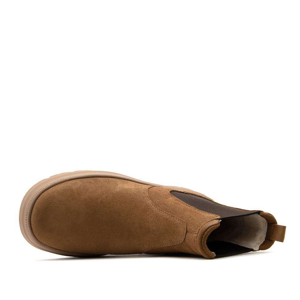 Чоловічі UGG Чоботи Зимові Замшеві Челсі Коричневі Men's Burleigh Chelsea Fashion Boots Chestnut — фото 8