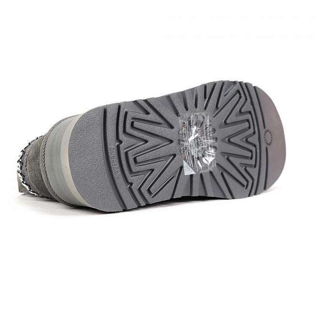 Жіночі UGG Тазз Вязані Сліппер Сірі Ультра Міні Платформа Чорні Tazz Platform Grey — фото 5