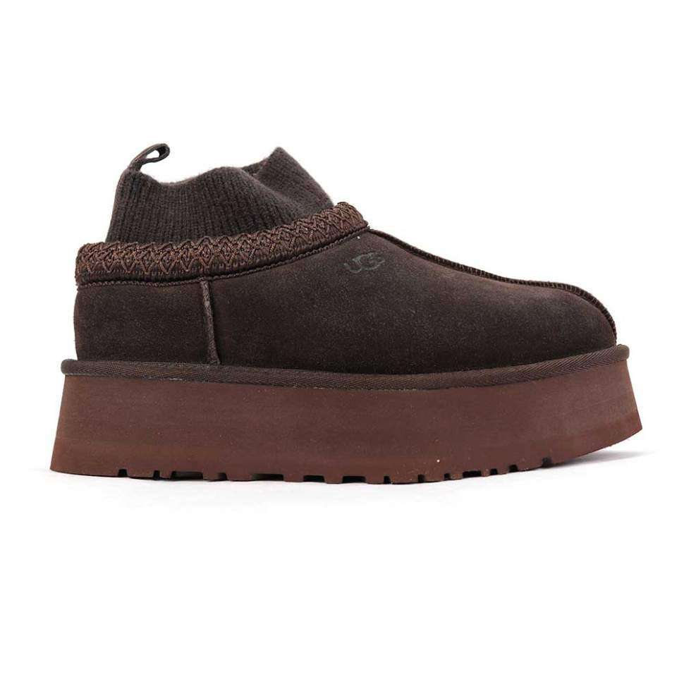 Жіночі UGG Тазз Вязані Сліппер Ультра Міні Платформа Коричневі Tazz Platform Knit Chocolate