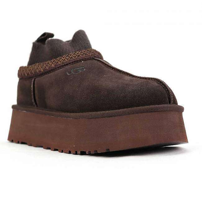 Жіночі UGG Тазз Вязані Сліппер Ультра Міні Платформа Коричневі Tazz Platform Knit Chocolate — фото 2