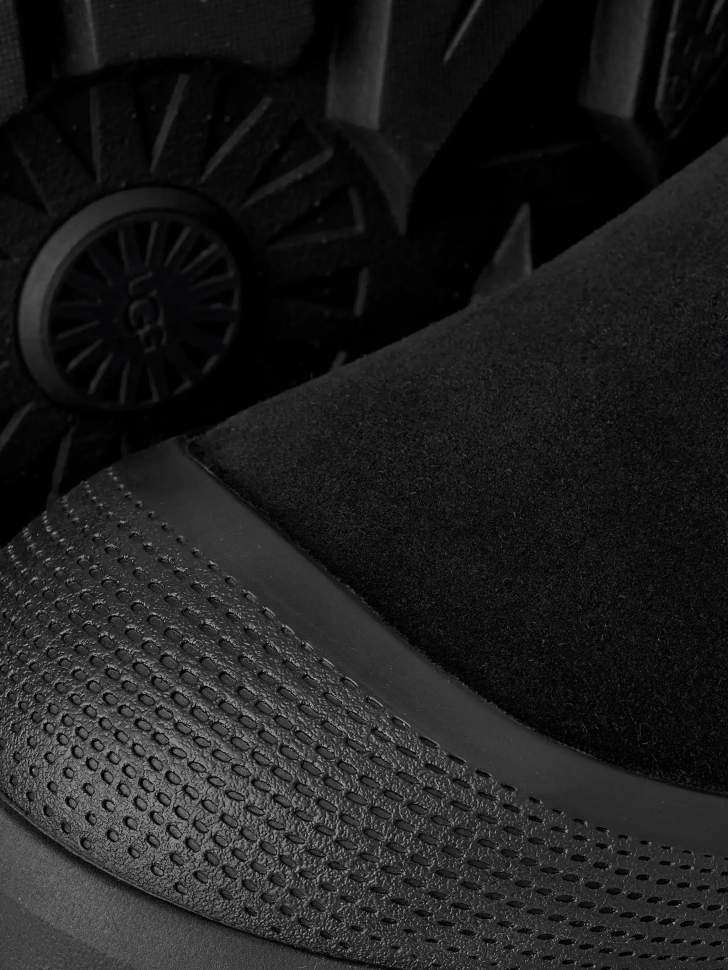 Жіночі UGG Ультра Міні Гібрід Чорні Замшеві Classic Ultra Mini Weather Hybrid — фото 3