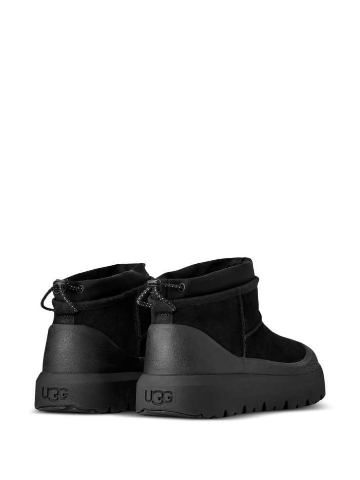 Жіночі UGG Ультра Міні Гібрід Чорні Замшеві Classic Ultra Mini Weather Hybrid — фото 5
