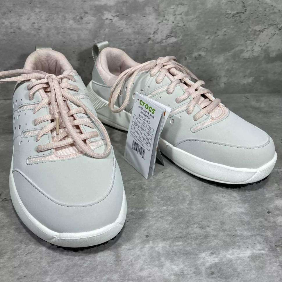 Жіночі Кросівки Crocs On The Clock Work Sneaker Atmosphere/Multi — фото 2