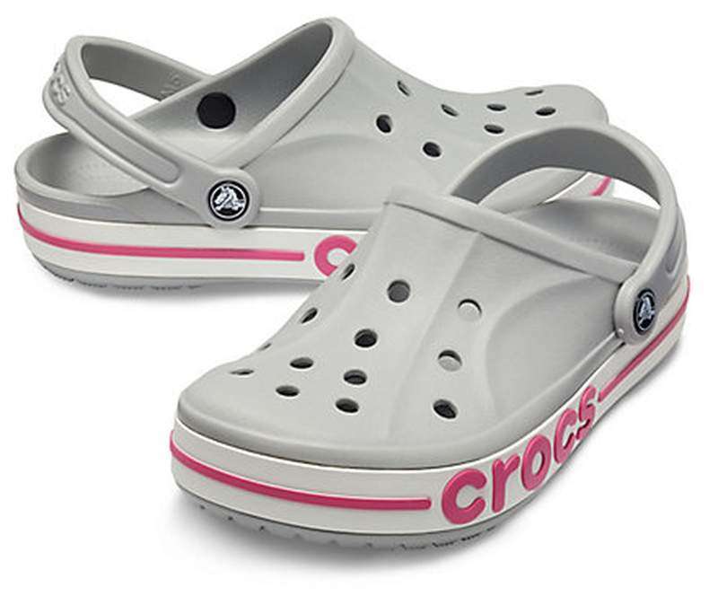 Жіночі Crocs Bayaband Clog Light Grey/Candy Pink