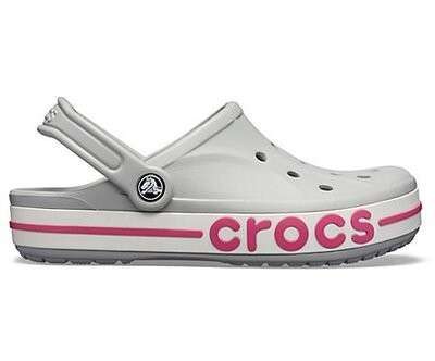 Жіночі Crocs Bayaband Clog Light Grey/Candy Pink — фото 15