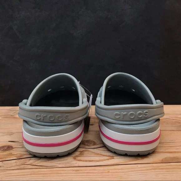 Жіночі Crocs Bayaband Clog Light Grey/Candy Pink — фото 8