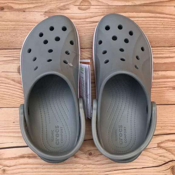 Жіночі Crocs Bayaband Clog Light Grey/Candy Pink — фото 10