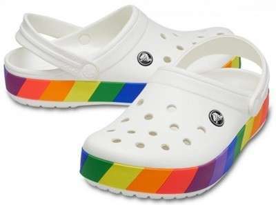 Жіночі Crocs Crocband Rainbow Block Clog White